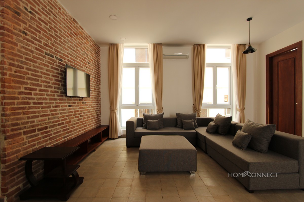 Modern Serviced 2 Bedroom 3 Bathroom Apartment for Rent in BKK1 | Phnom Penh Real Estate