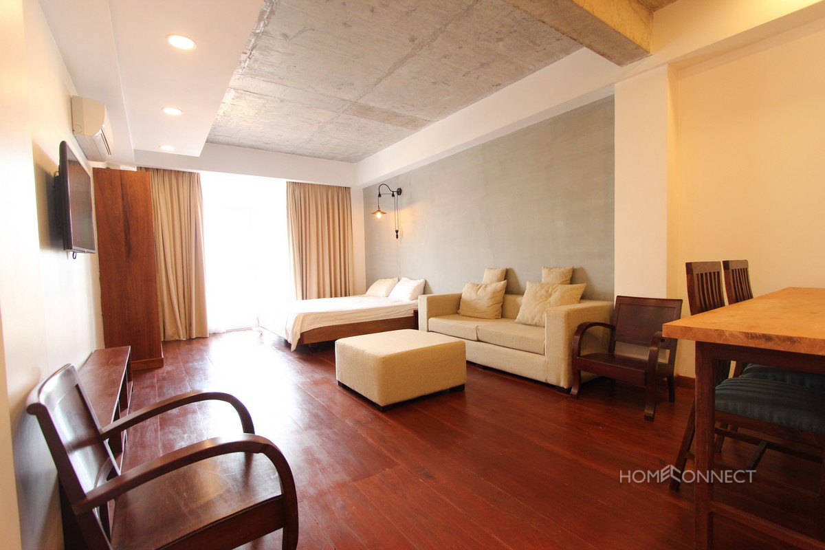 Modern Serviced Studio Apartment for Rent in BKK1 | Phnom Penh Real Estate