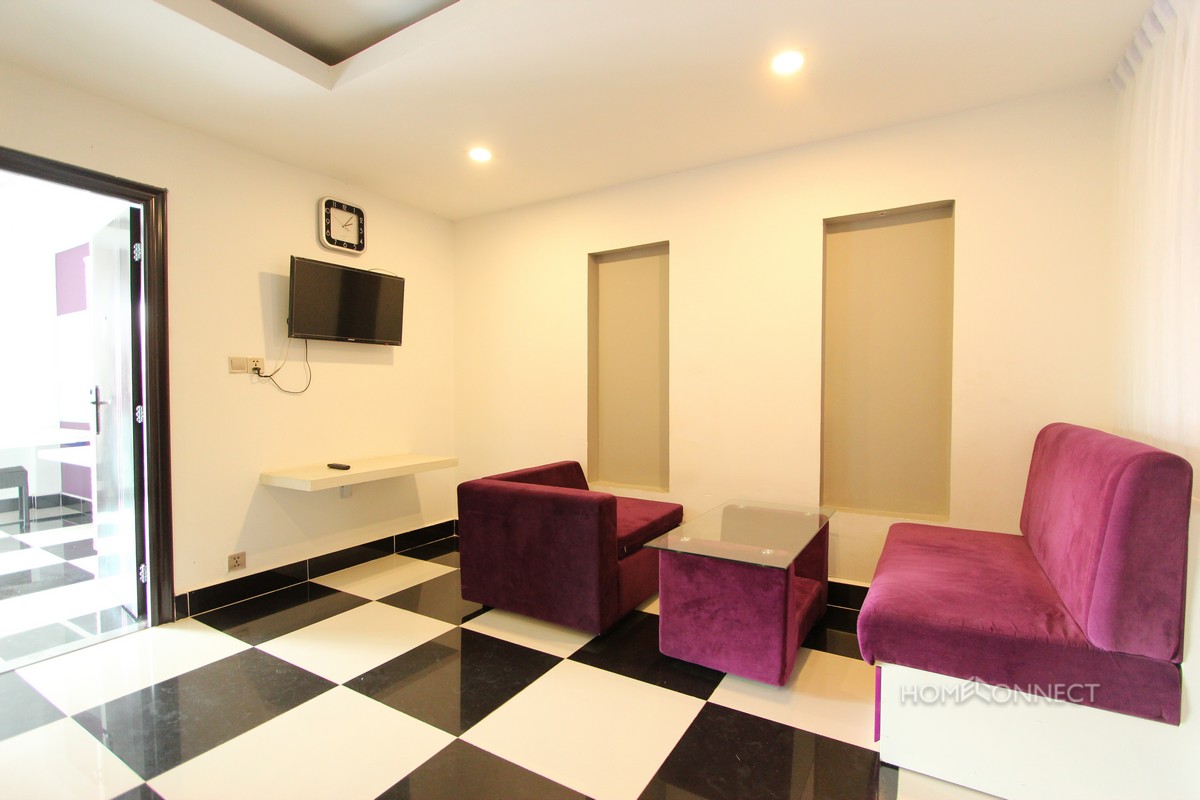 Budget 1 Bedroom 1 Bathroom Apartment for Rent Near Russian Market | Phnom Penh Real Estate