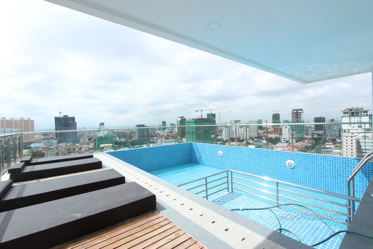 Brand New Modern 2 Bedroom 2 Bathroom Apartment for Rent in Tonle Bassac | Phnom Penh Real Estate