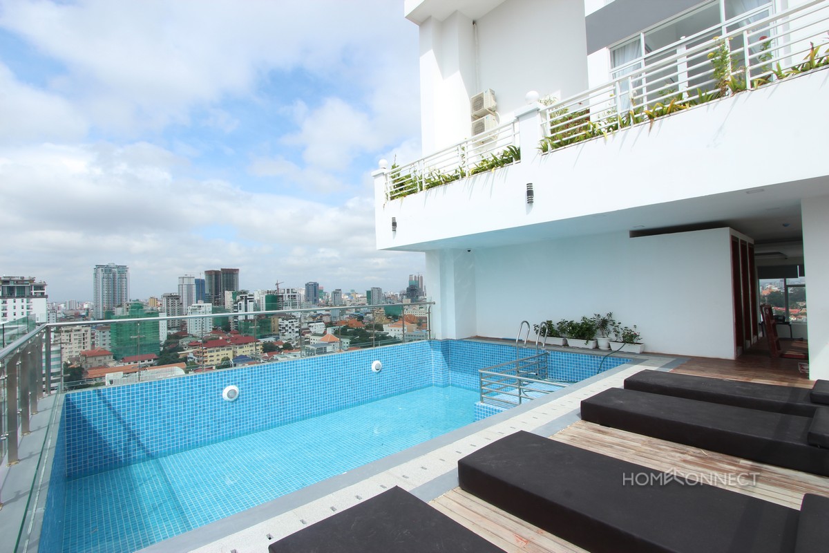 Brand New Modern 2 Bedroom 2 Bathroom Apartment for Rent in Tonle Bassac | Phnom Penh Real Estate