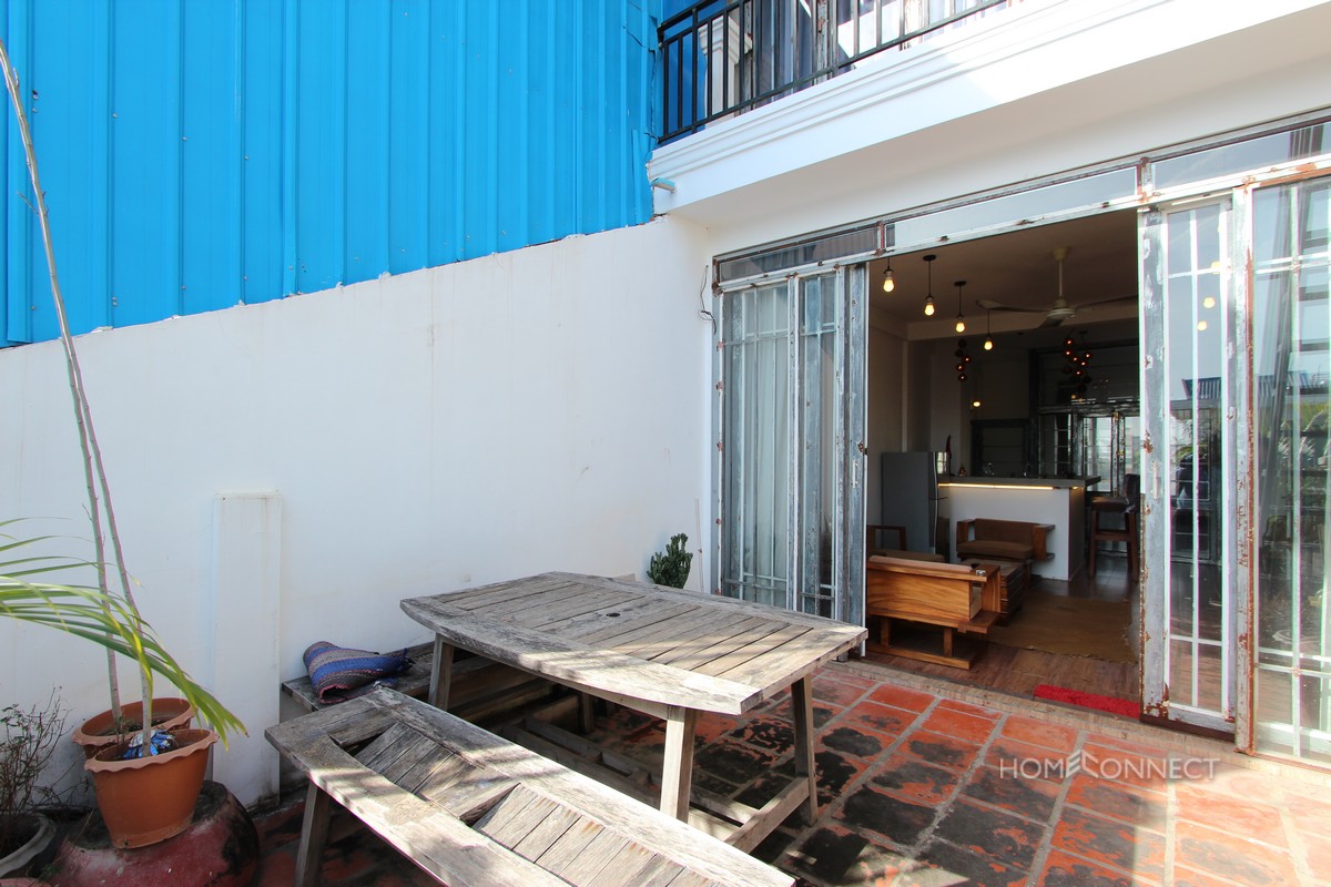 Large Terrace 1 Bedroom Apartment Near Russian Market | Phnom Penh Real Estate