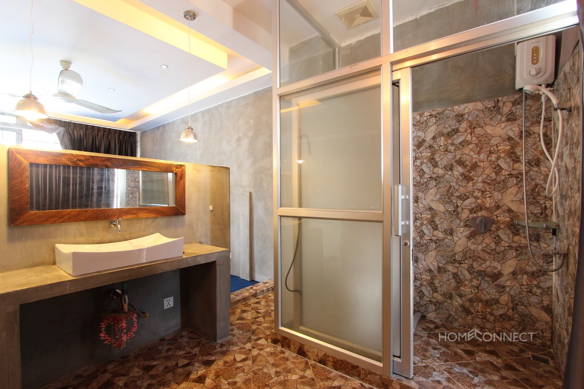 Large Terrace 1 Bedroom Apartment Near Russian Market | Phnom Penh Real Estate