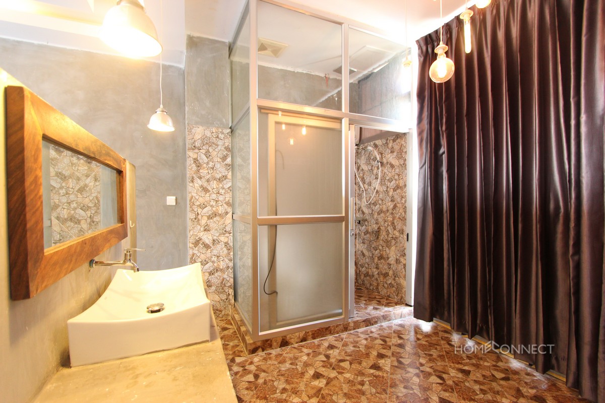 Large Terrace 1 Bedroom Apartment Near Russian Market | Phnom Penh Real Estate