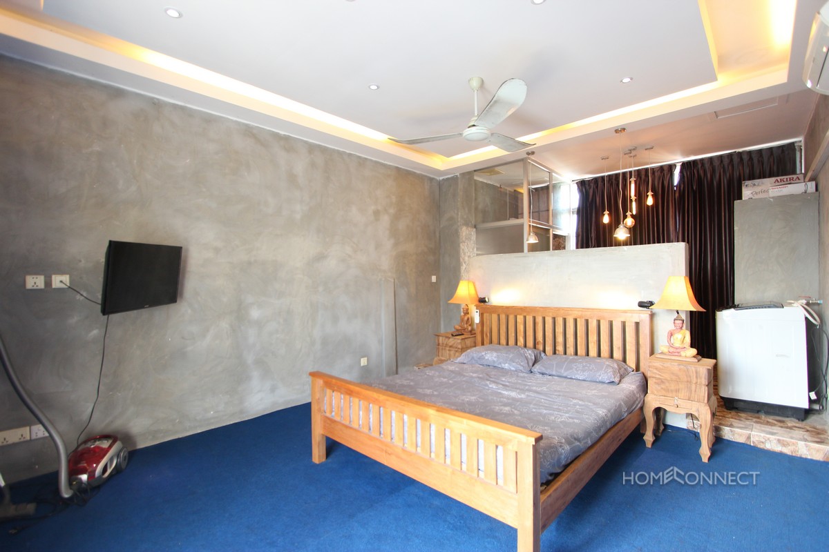 Large Terrace 1 Bedroom Apartment Near Russian Market | Phnom Penh Real Estate