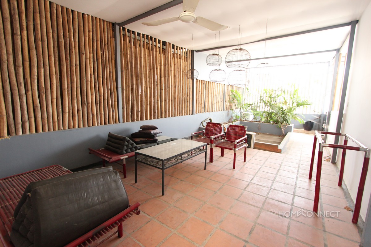 Large Rooftop 3 Bedroom Apartment Near Riverside | Phnom Penh Real Estate