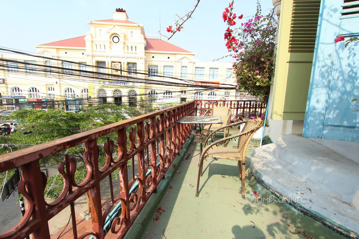 Historic French Colonial 1 Bedroom Apartment For Rent | Phnom Penh Real Estate