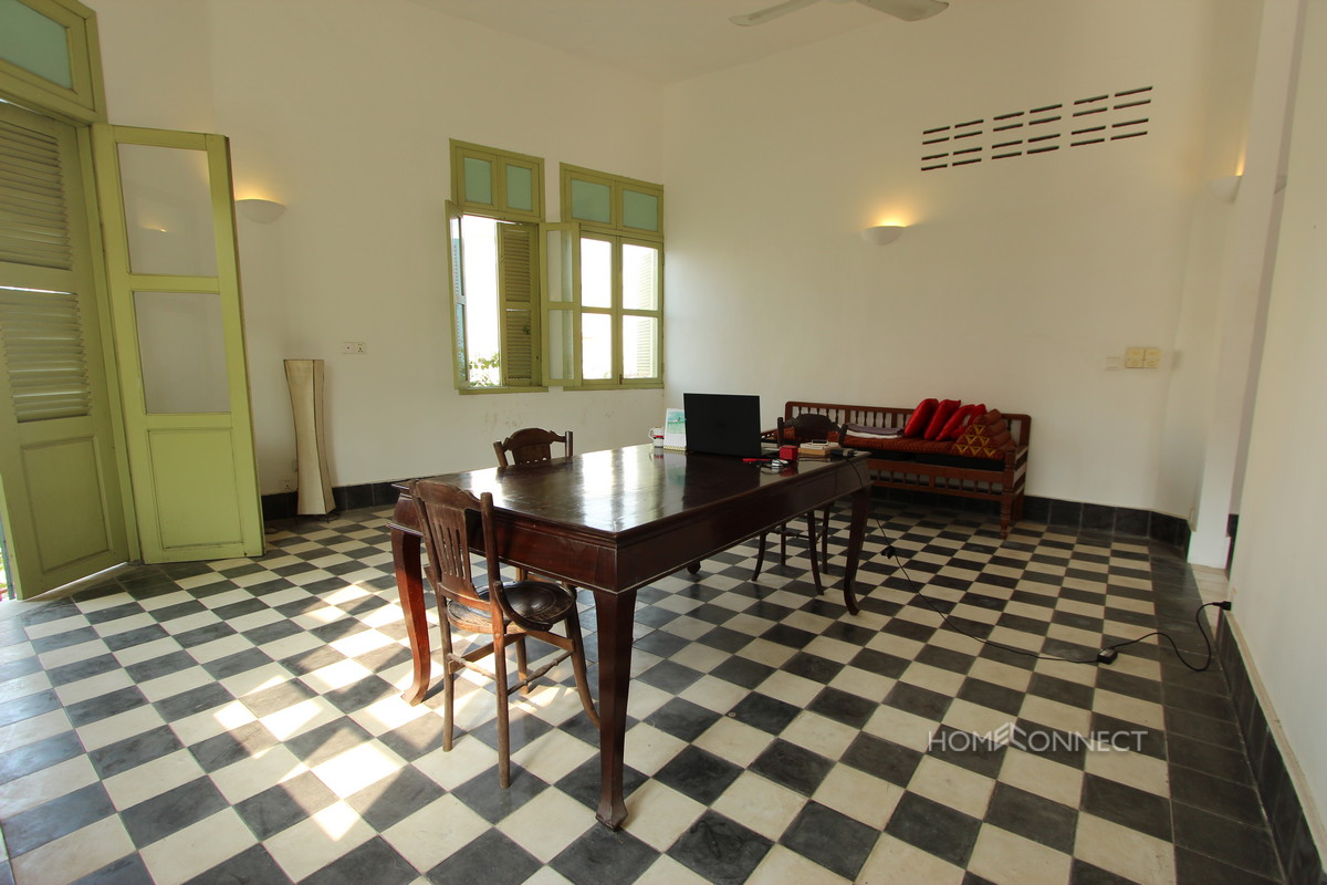 Historic French Colonial 1 Bedroom Apartment For Rent | Phnom Penh Real Estate