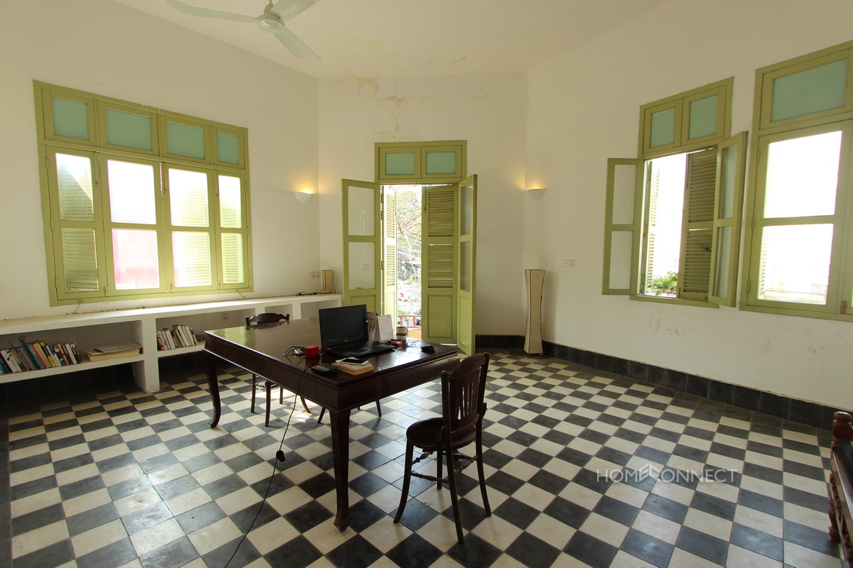 Historic French Colonial 1 Bedroom Apartment For Rent | Phnom Penh Real Estate