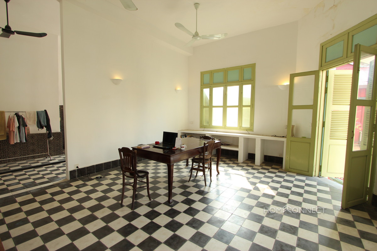 Historic French Colonial 1 Bedroom Apartment For Rent | Phnom Penh Real Estate