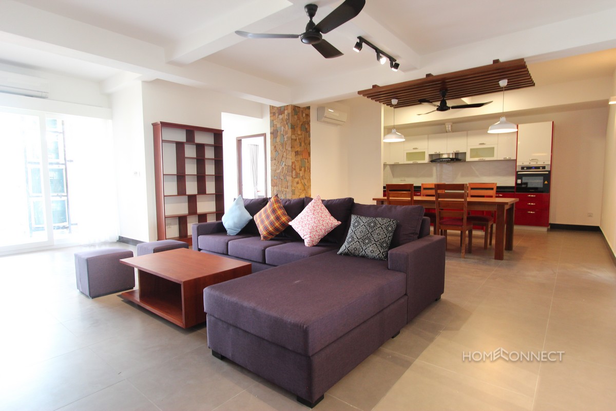 Western 2 Bedroom Apartment in South Tonle Bassac | Phnom Penh Real Estate