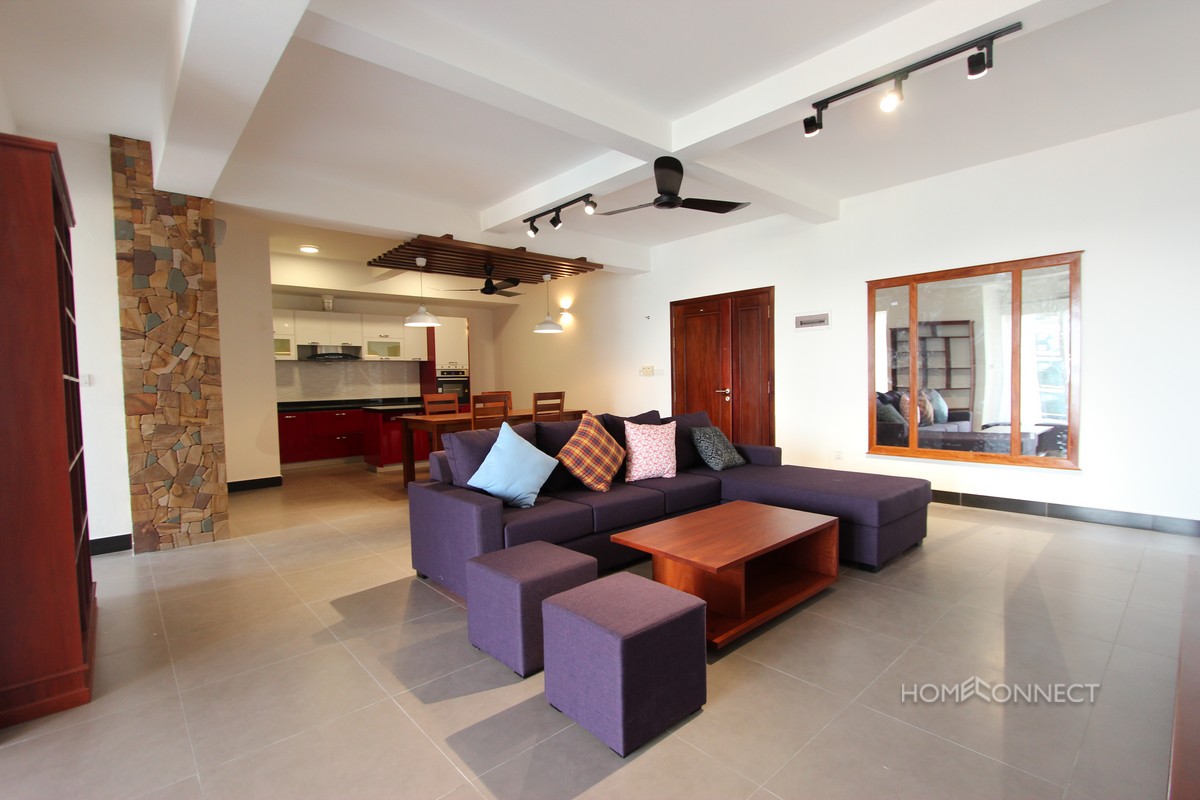 Western 2 Bedroom Apartment in South Tonle Bassac | Phnom Penh Real Estate