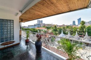 Large Terrace 2 Bedroom Apartment For Rent in Daun Penh | Phnom Penh Real Estate