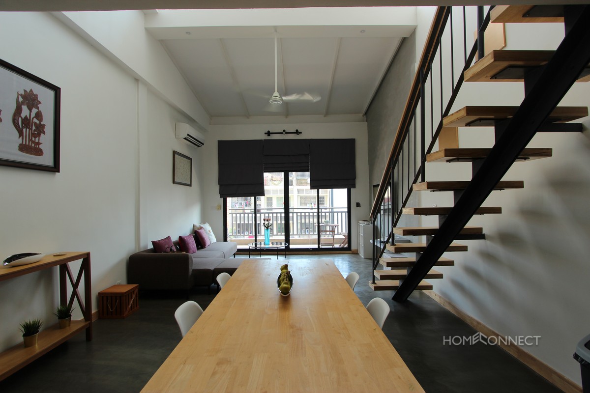 Western Style Loft Apartment For Rent in 7 Makara | Phnom Penh Real Estate