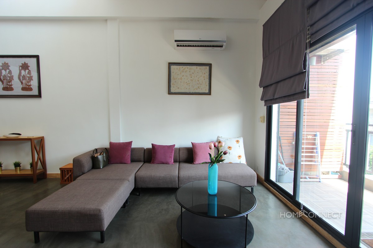 Western Style Loft Apartment For Rent in 7 Makara | Phnom Penh Real Estate