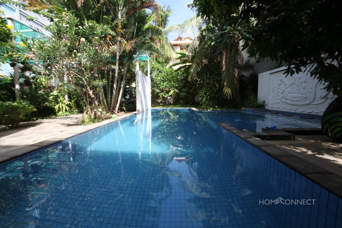 Swiss Designed 6 Bedroom Villa With Pool For Rent | Phnom Penh Real Estate