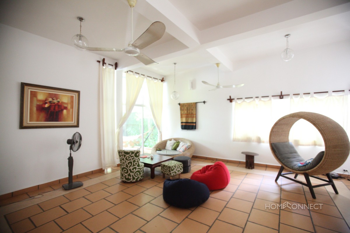 Swiss Designed 6 Bedroom Villa With Pool For Rent | Phnom Penh Real Estate